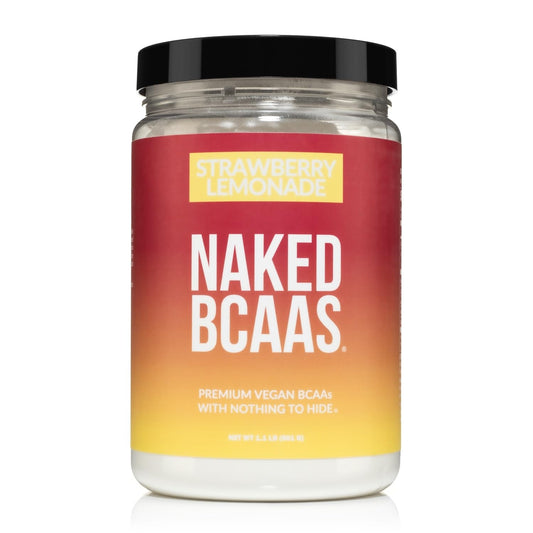 NAKED Strawberry Lemonade BCAAs – 501g, 34 Servings, Vegan 2:1:1 Powder