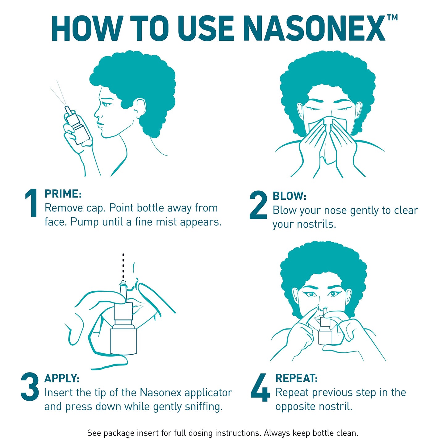 Nasonex 24HR Allergy Nasal Spray – Non-Drowsy, Scent-Free, Prescription-Strength (120 Sprays)