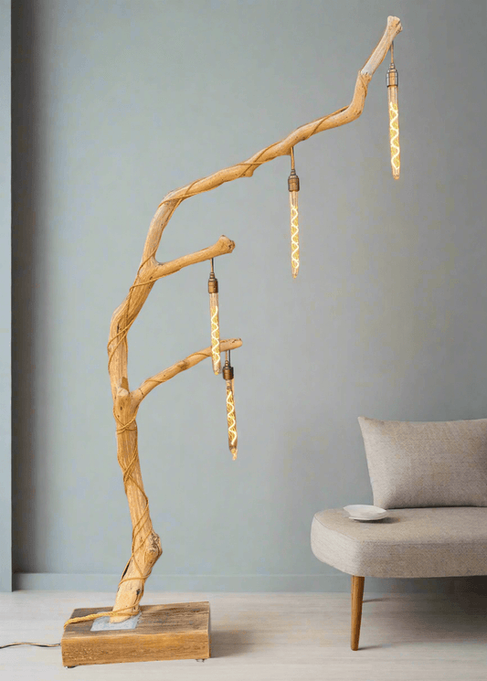 Vivienne – Four-Bulb Floor Lamp with Sculptural Branch Design