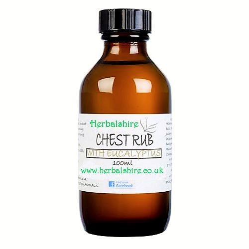 Natural Chest Rub for Respiratory Relief – Eucalyptus & Tea Tree Balm with Vitamin E, Sunflower & Almond Oils