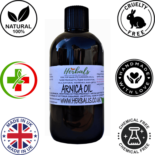 Natural Handmade Arnica Oil for Massage and Bruising - Relief and Healing Oil