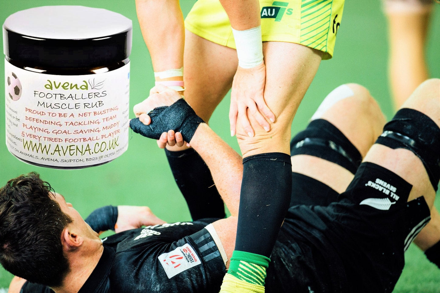 Natural Handmade Footballers Muscle Rub - Herbal Balm for Inflammation & Pain R