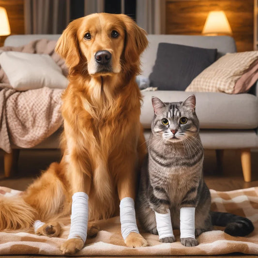 Natural Pet Pain Relief Oil for Dogs & Cats – Herbal Arthritis & Muscle Ache Re