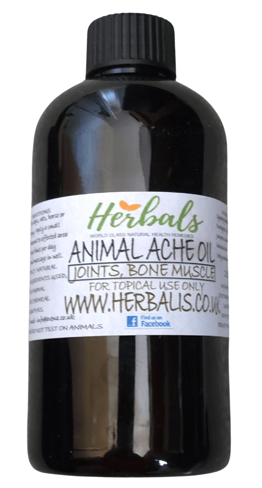 Herbalshire Animal Ache Oil | Natural Joint & Arthritis Relief for Dogs & Cats