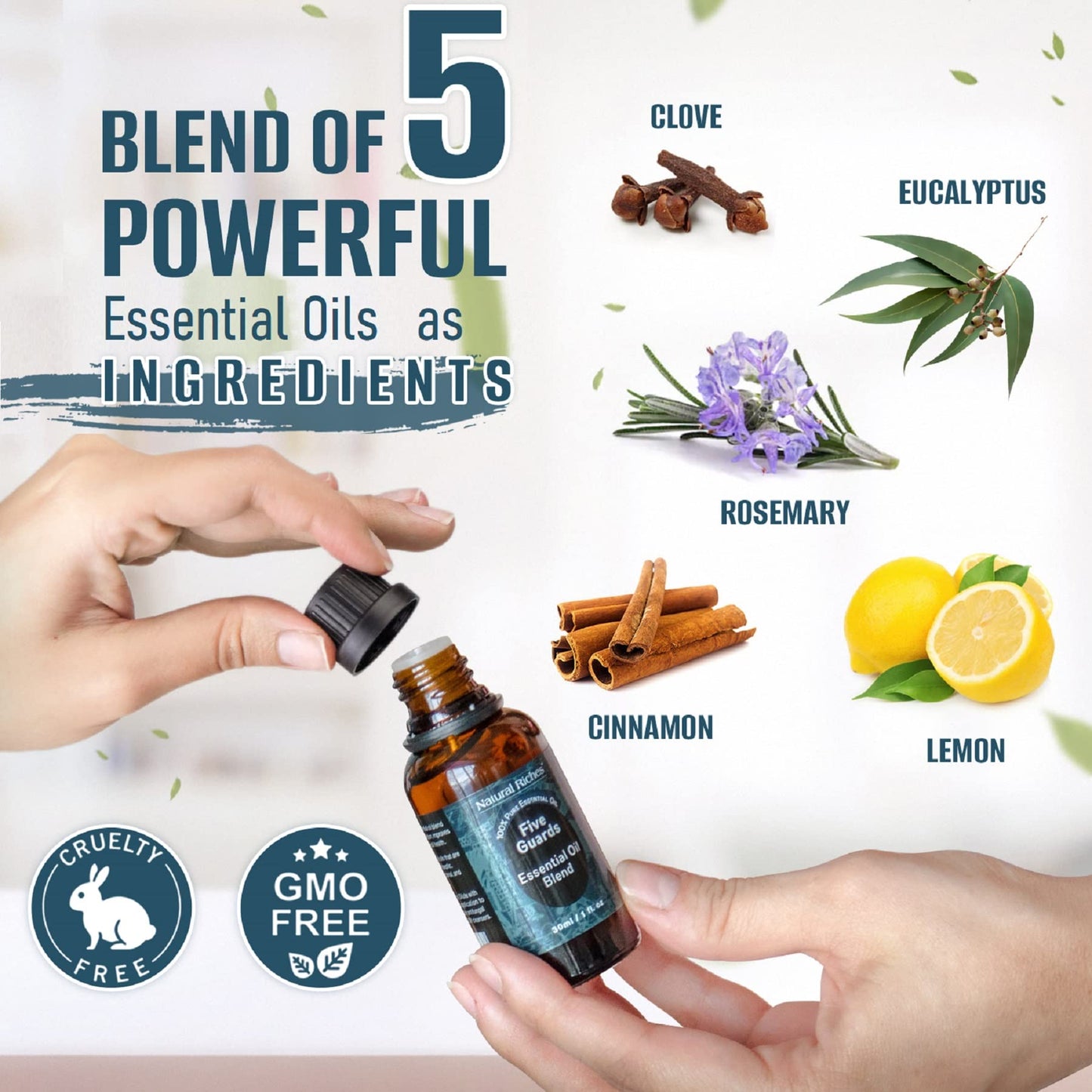 Natural Riches Five Guards Essential Oil Blend – Health Shield Aromatherapy 30ml