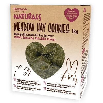 Rosewood Naturals Meadow Hay Cookies/Bales 1kg - Case of 4