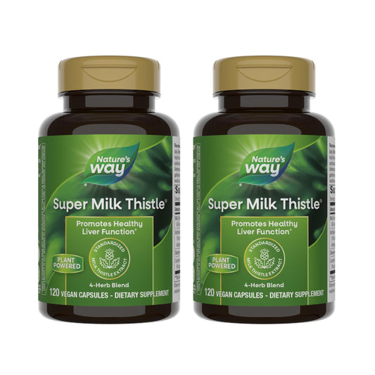 Nature's Way Super Milk Thistle - Liver Support* (Gluten Free) 120 Caps
