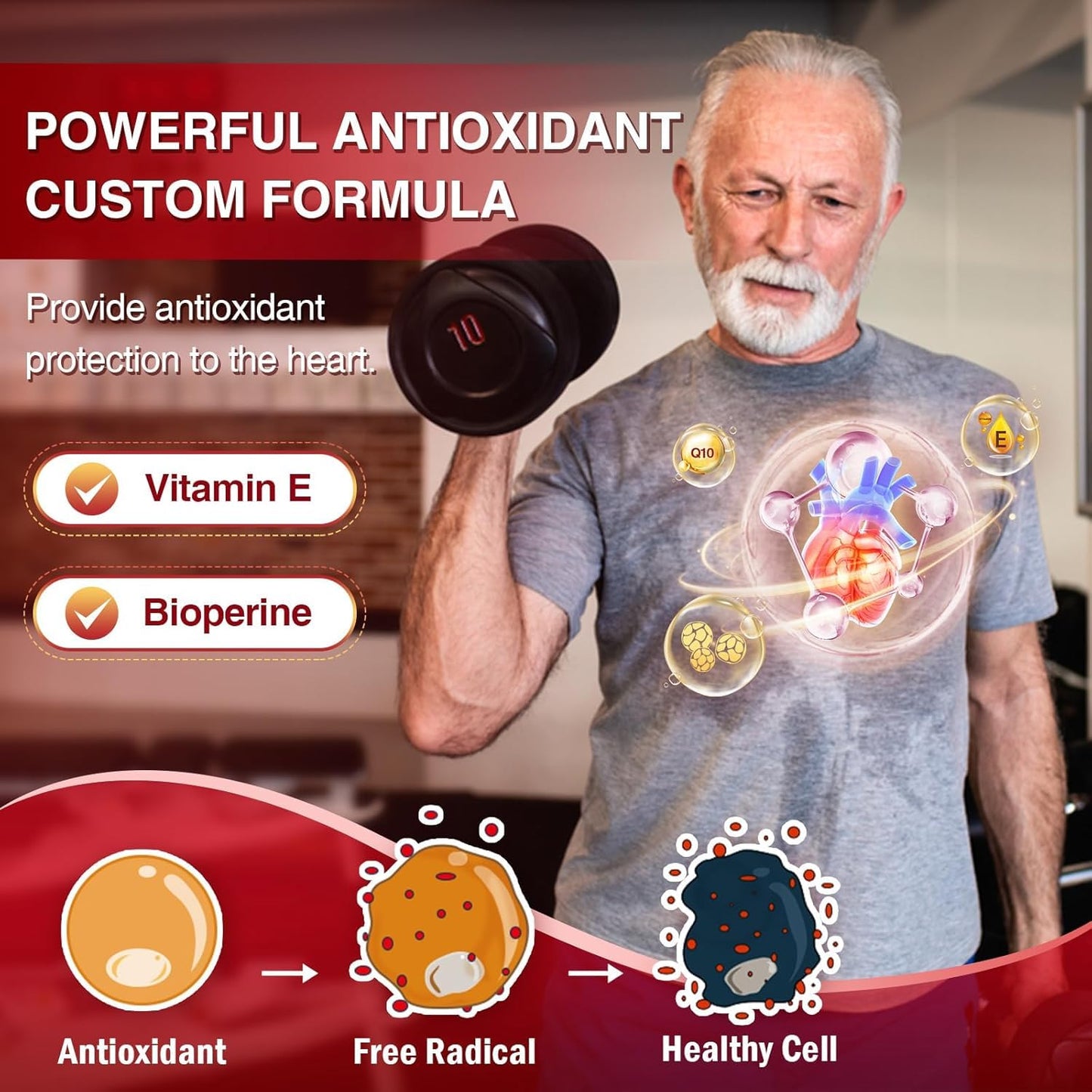 NATURE TARGET CoQ10 400mg + PQQ with Vitamin E & Organic Olive Oil