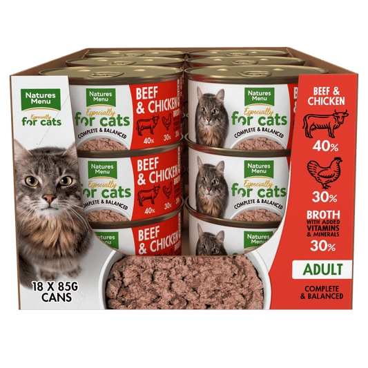 Natures Menu Cat Beef & Chicken Tins 85g