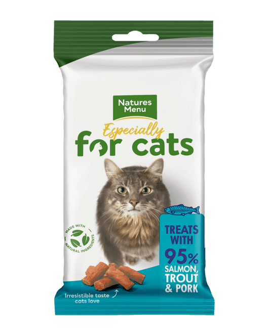 Natures Menu Cat Treat Salmon & Trout 12x60g