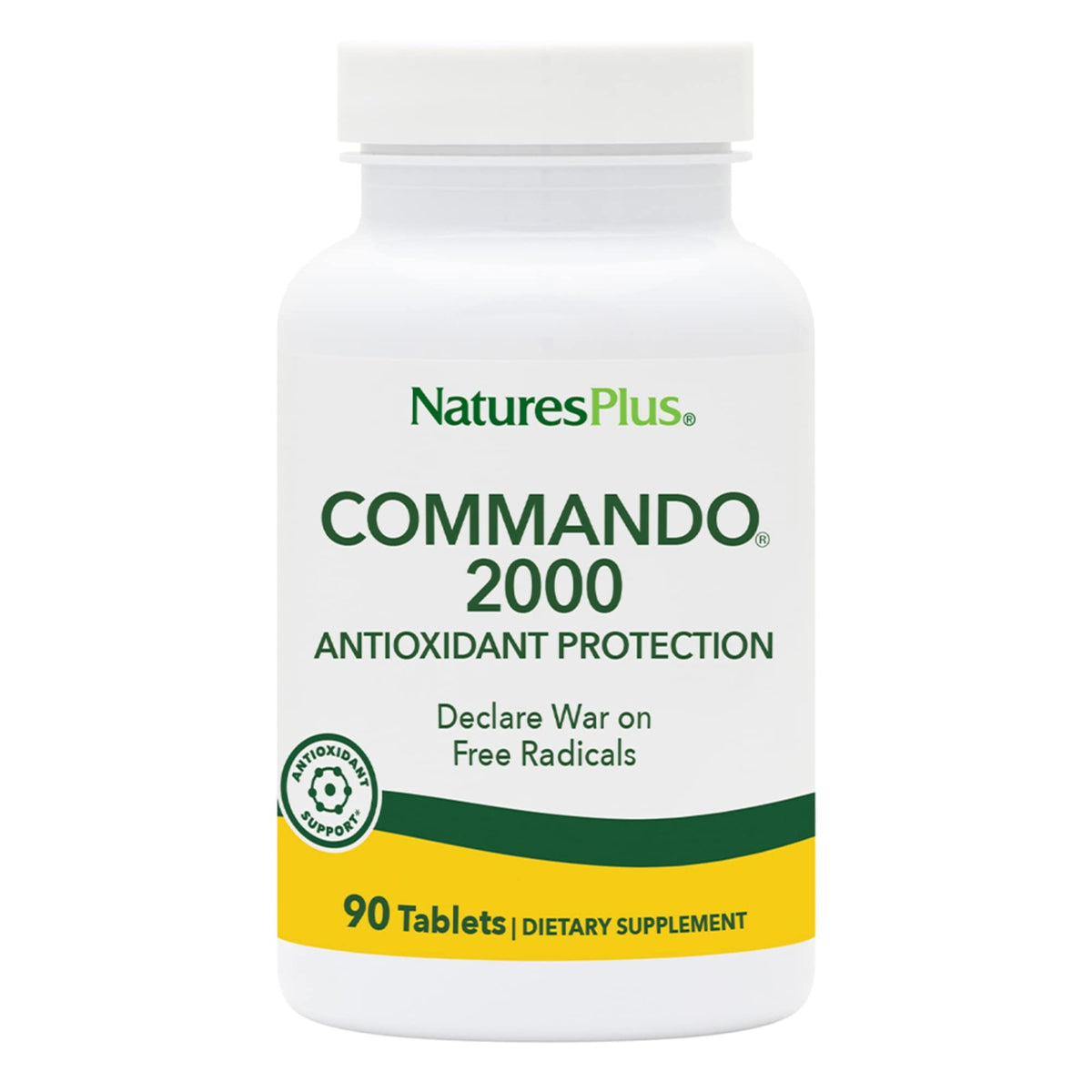 Natures Plus Commando 2000-90 Tablets | Antioxidant Protection & Immune Support