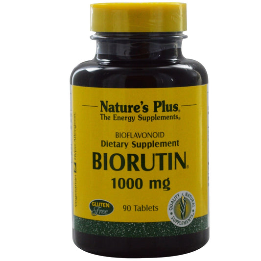 NaturesPlus Biorutin 1000 mg – Bioflavonoid & Rutin Complex for Vascular Support | Vegetarian, Gluten Free | 180 Servings