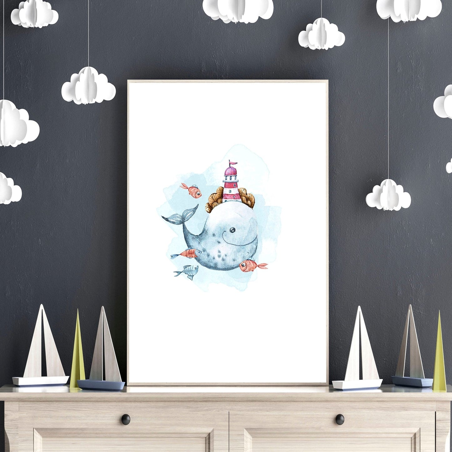 Childrens bedroom wall decor | set of 3 Wall art for Nursery