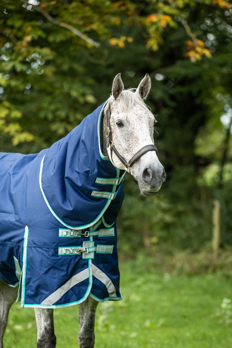 50g Detachable Neck Turnout Rug - Navy