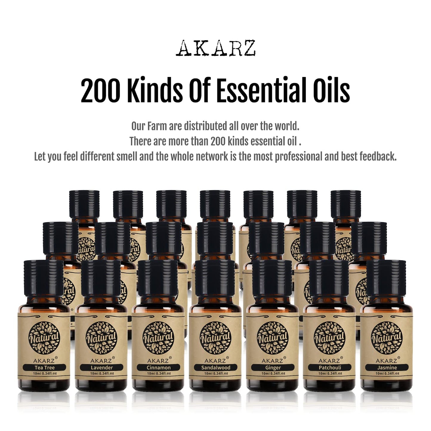 Neem Oil AKARZ — Organic Therapeutic Essential Oil for Skin, Hair, Diffuser | 10 ml