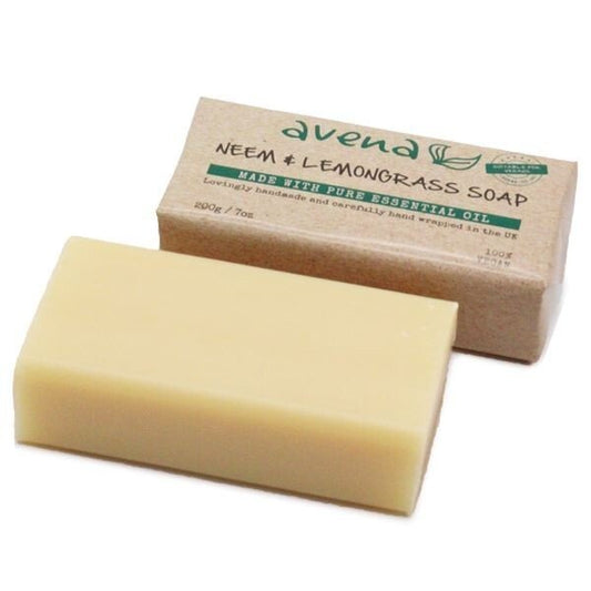 Neem Oil and Lemongrass Soap 200g Natural - Natural Cleansing with a Refreshing
