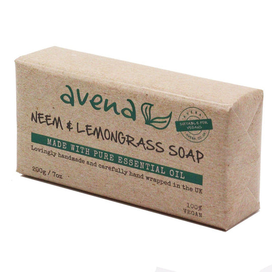 Neem Oil and Lemongrass Soap 200g Natural - Natural Cleansing with a Refreshing