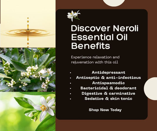 Neroli Essential Oil – 100% Pure Citrus Aurantium Amara | Steam Distilled | Tunisia Origin