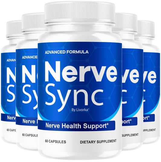 LIVORKA Nerve Sync Capsules (5 Pack) – Advanced Nerve Health Supplement