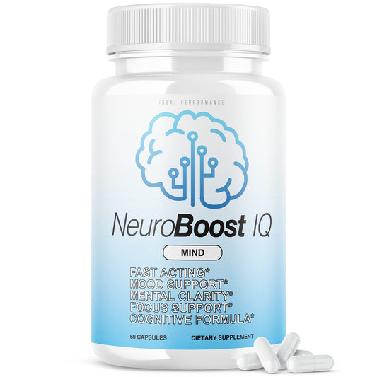 Neuro Boost IQ Supplement - Brain Pills Mind Ben Carson Neuroboostiq (60 Capsules)