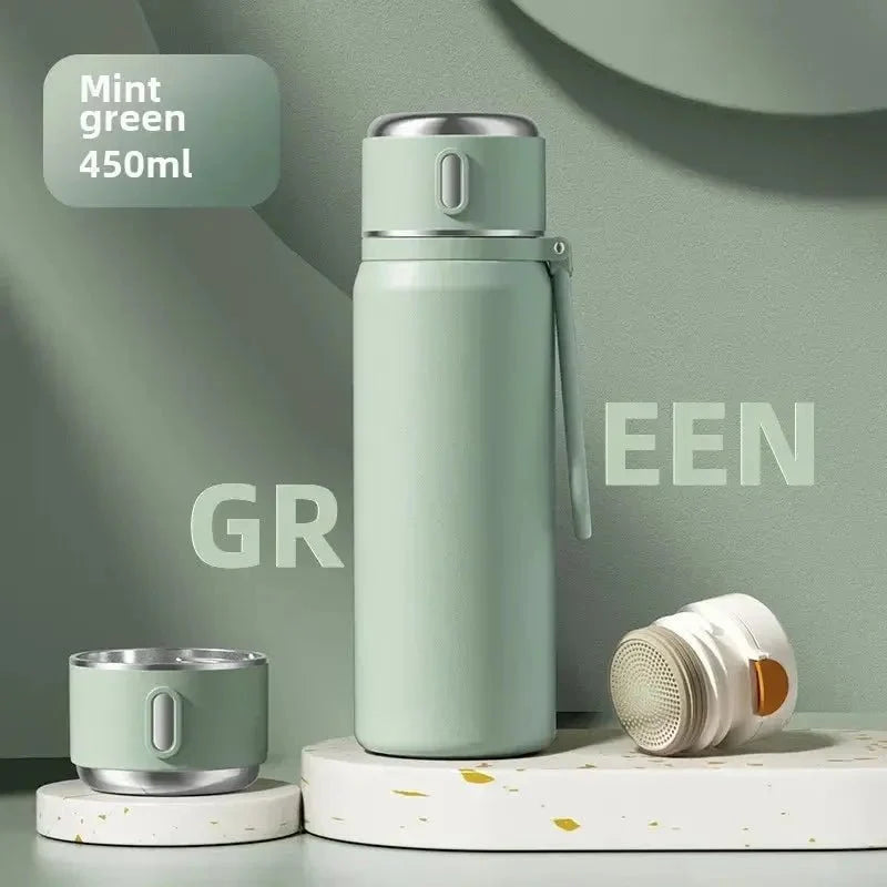 New 316 Stainless Steel Thermos Cup for Girls – Food-Grade Water Bottle for School, Kids & Students