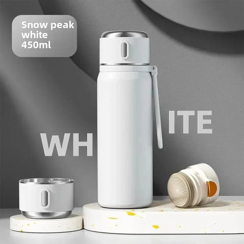 New 316 Stainless Steel Thermos Cup for Girls – Food-Grade Water Bottle for School, Kids & Students