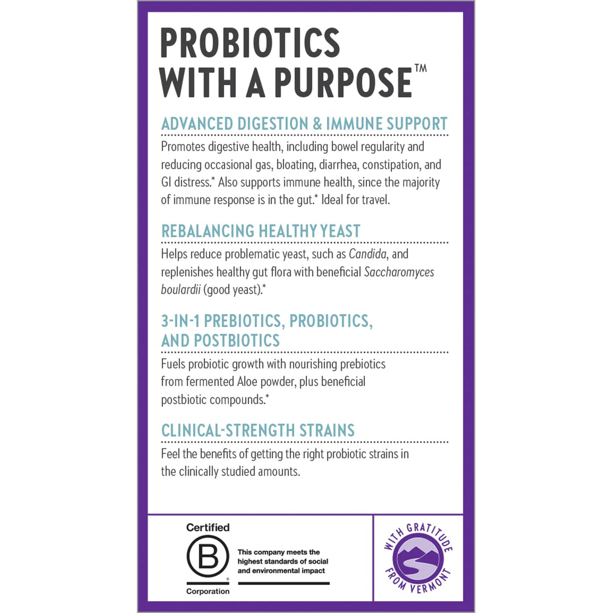 New Chapter Probiotic All-Flora - 60 ct, 2 Month Supply | Advanced Digestion & Gut Health