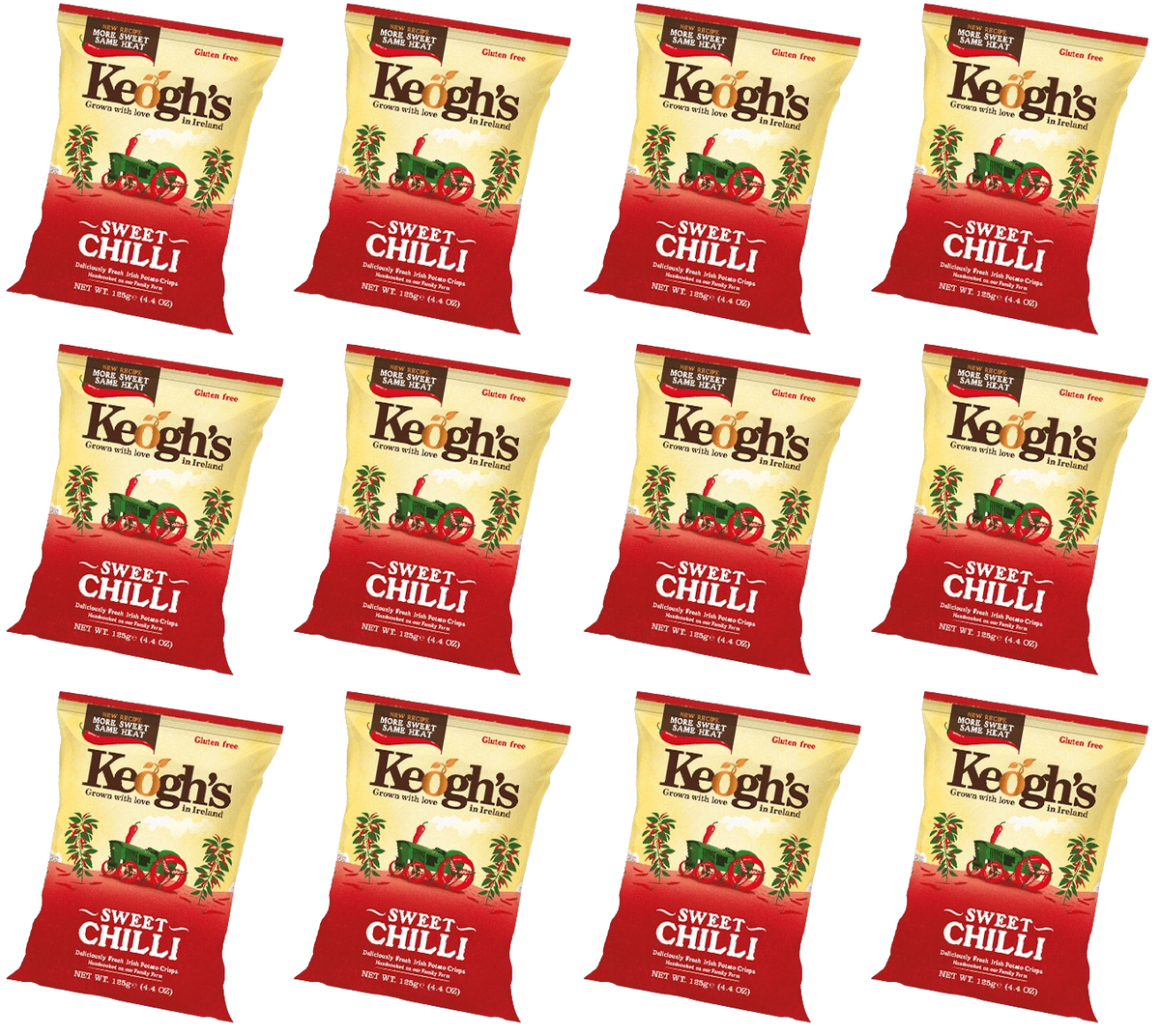 12 x Keogh's Sweet Chilli 125G