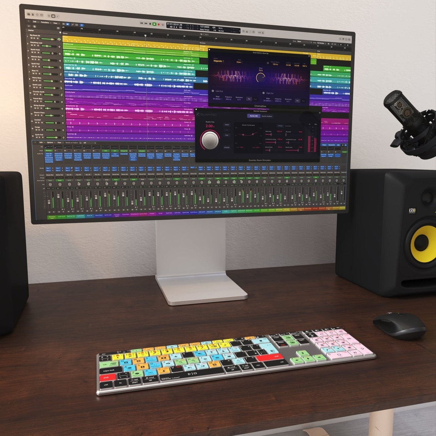NEW Cubase Compatible Keyboard | Backlit | Wired & Wireless | Mac & PC