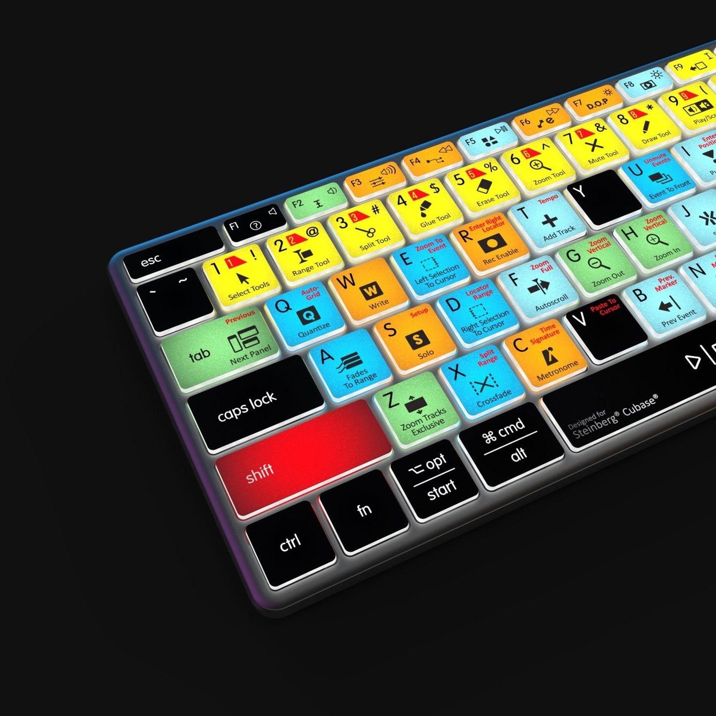 NEW Cubase Compatible Keyboard | Backlit | Wired & Wireless | Mac & PC