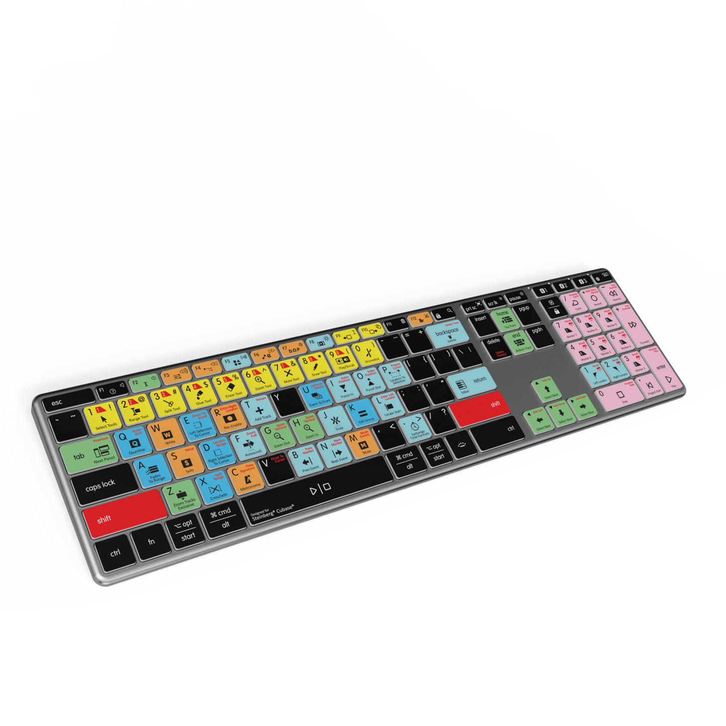 NEW Cubase Compatible Keyboard | Backlit | Wired & Wireless | Mac & PC