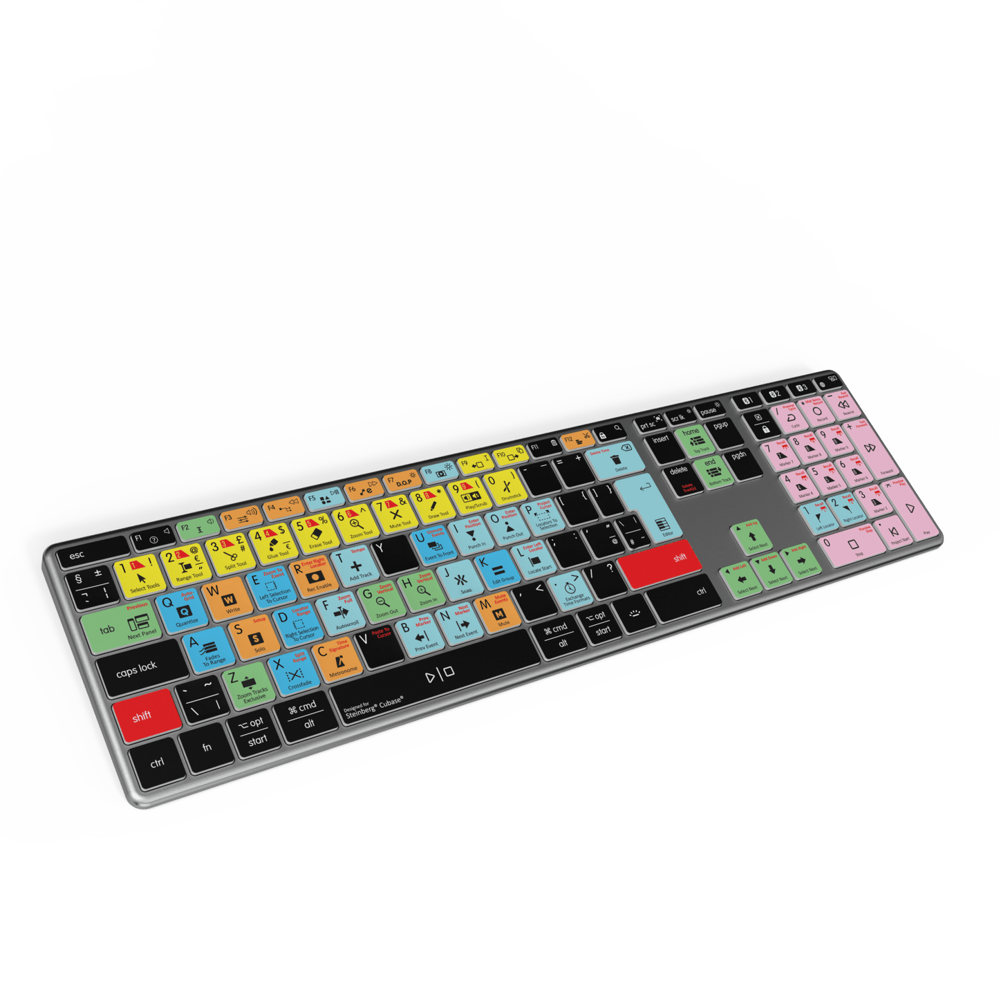 NEW Cubase Compatible Keyboard | Backlit | Wired & Wireless | Mac & PC