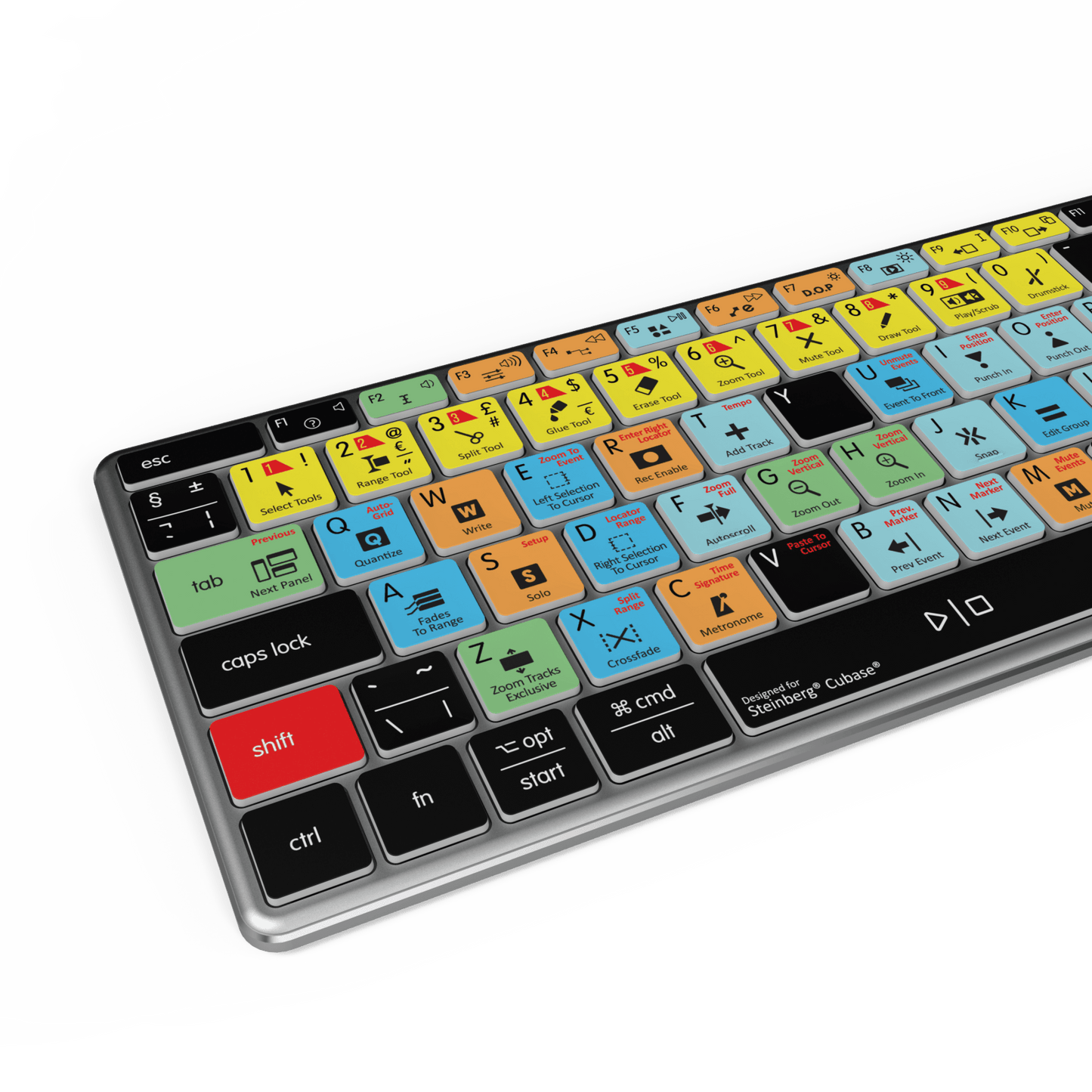 NEW Cubase Compatible Keyboard | Backlit | Wired & Wireless | Mac & PC