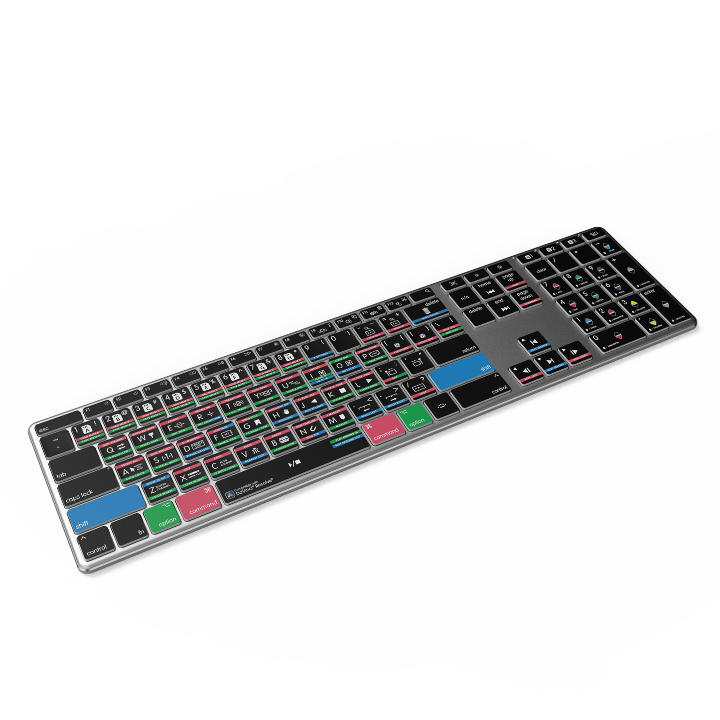 NEW DaVinci Resolve Keyboard | Backlit | Wired & Wireless | Mac & PC