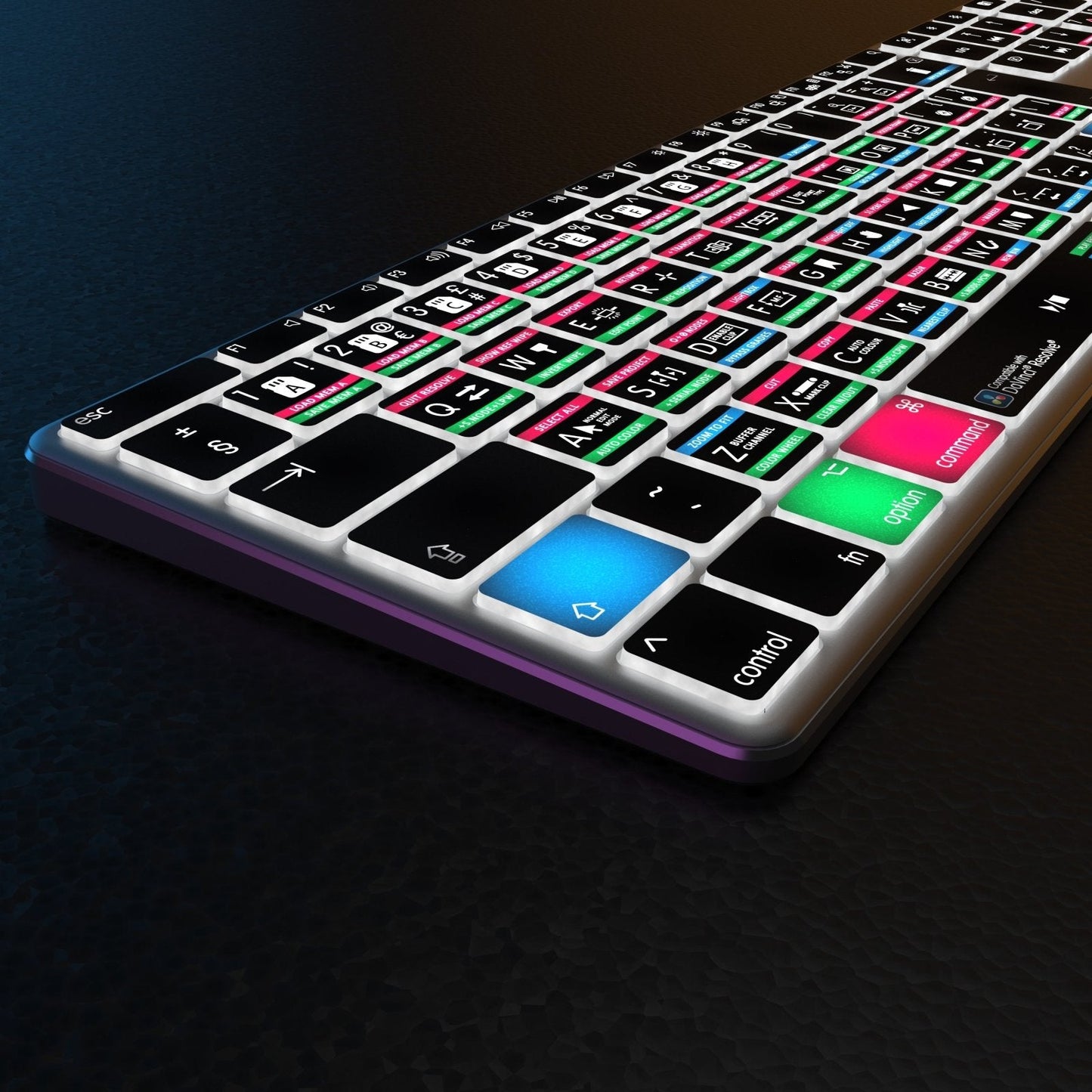 NEW DaVinci Resolve Keyboard | Backlit | Wired & Wireless | Mac & PC