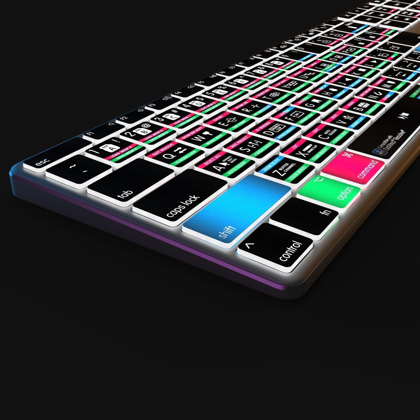 NEW DaVinci Resolve Keyboard | Backlit | Wired & Wireless | Mac & PC