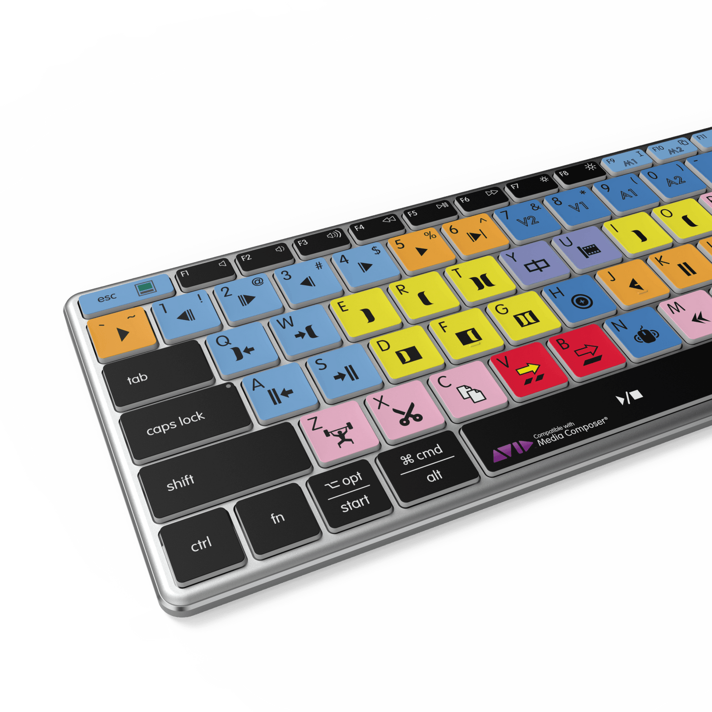 NEW Avid Media Composer Keyboard | Backlit | Wired & Wireless | Mac & PC