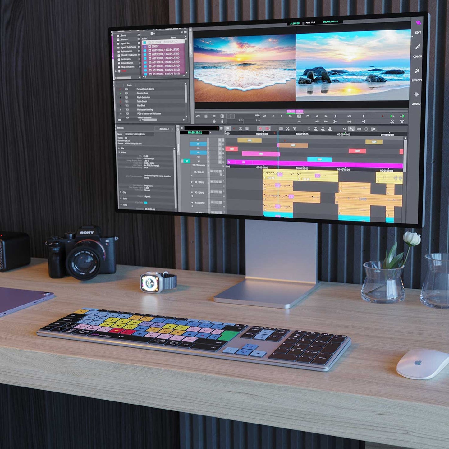 NEW Avid Media Composer Keyboard | Backlit | Wired & Wireless | Mac & PC