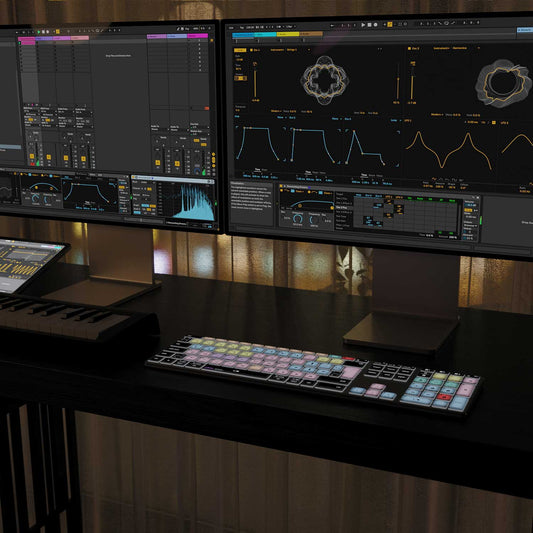 Pro Tools Keyboard | AB10 Backlit | Wired & Wireless | Mac & PC