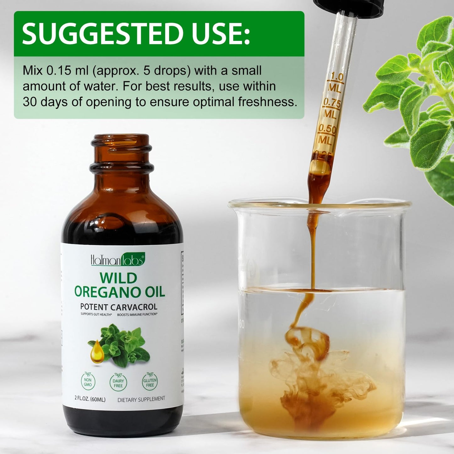 NewSeel Oil of Oregano Drops - Organic Oregano Oil (2 fl oz)