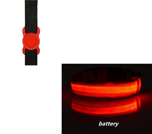 Night Safety Dog Collar Set