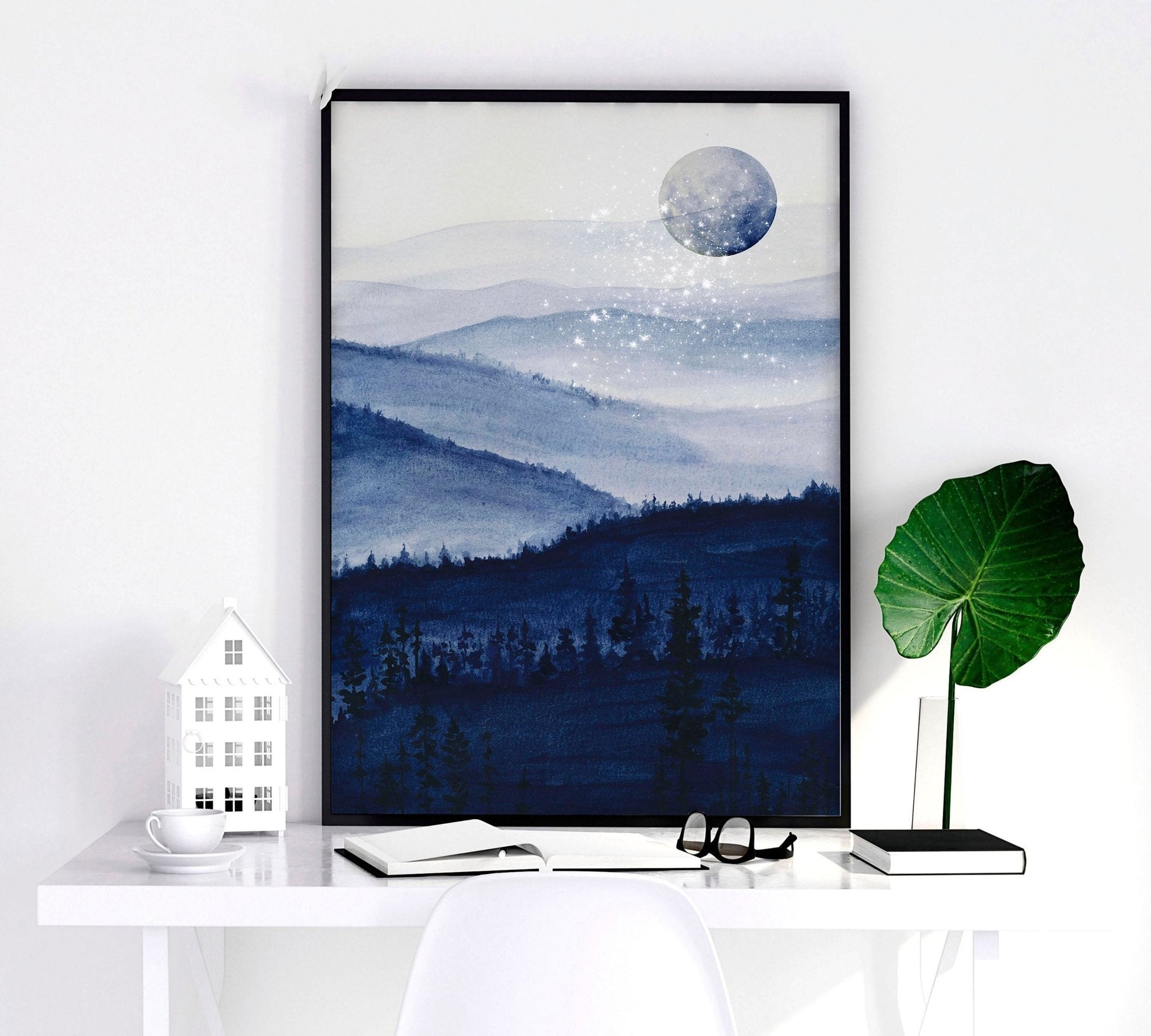 Nordic wall art | set of 3 framed wall art prints