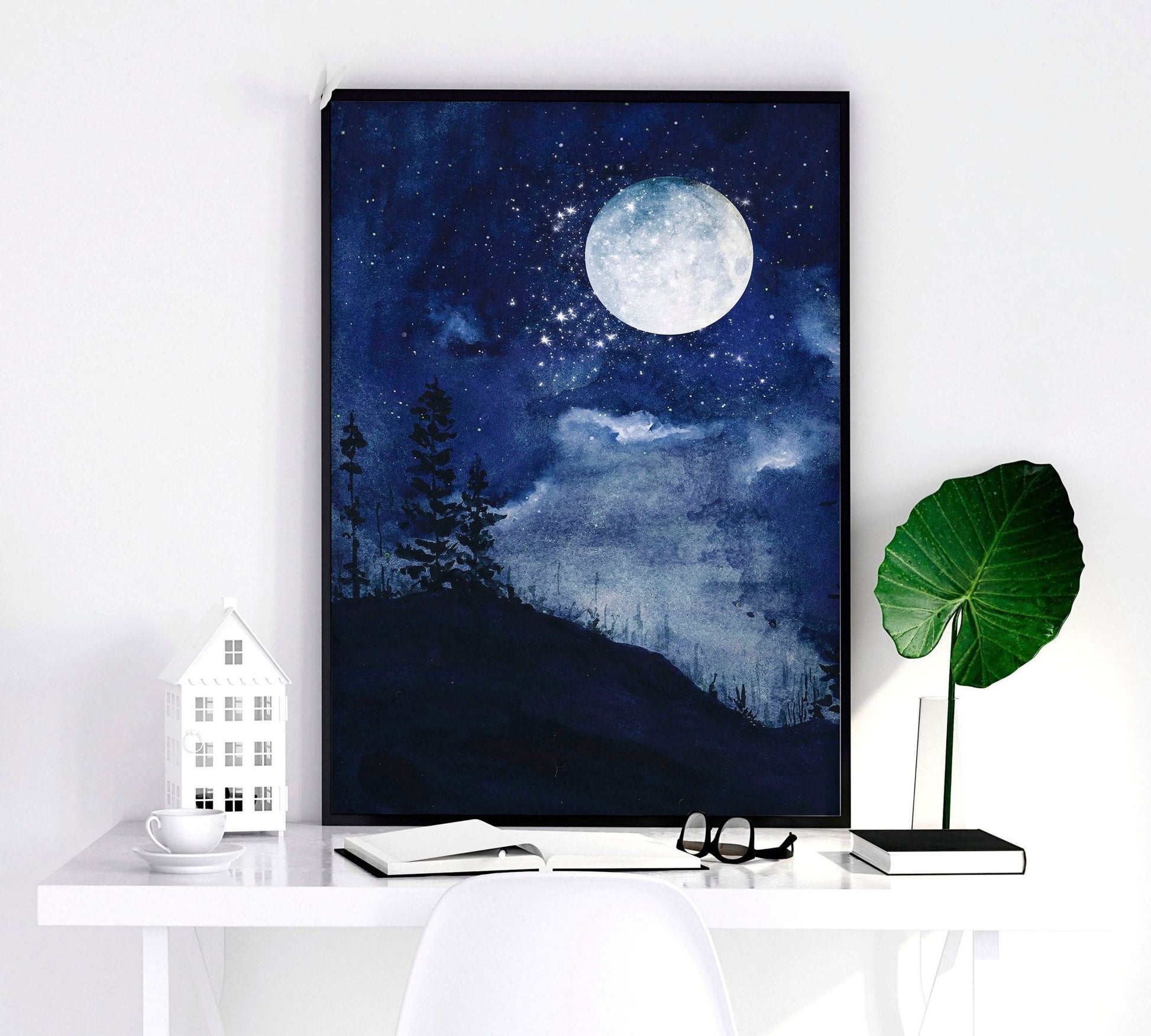 Nordic wall art | set of 3 framed wall art prints