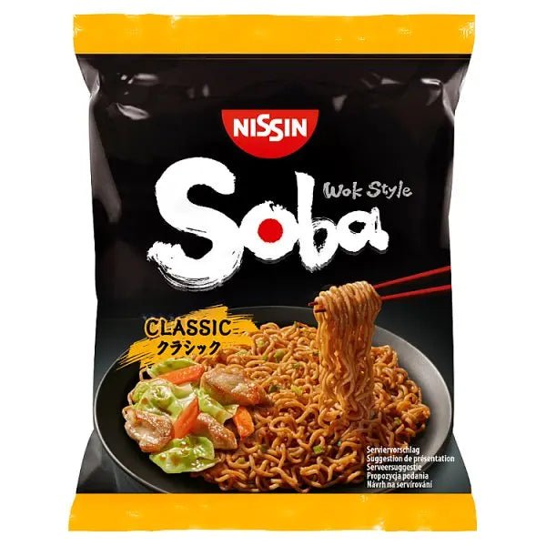 Nissin Soba Classic Instant Wok Style Noodles 109g (Case of 9)