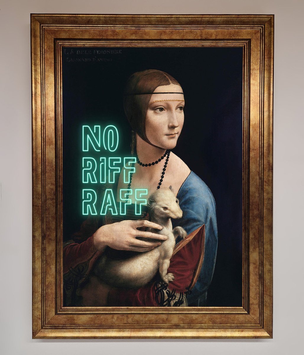 No Riff Raff Framed Print