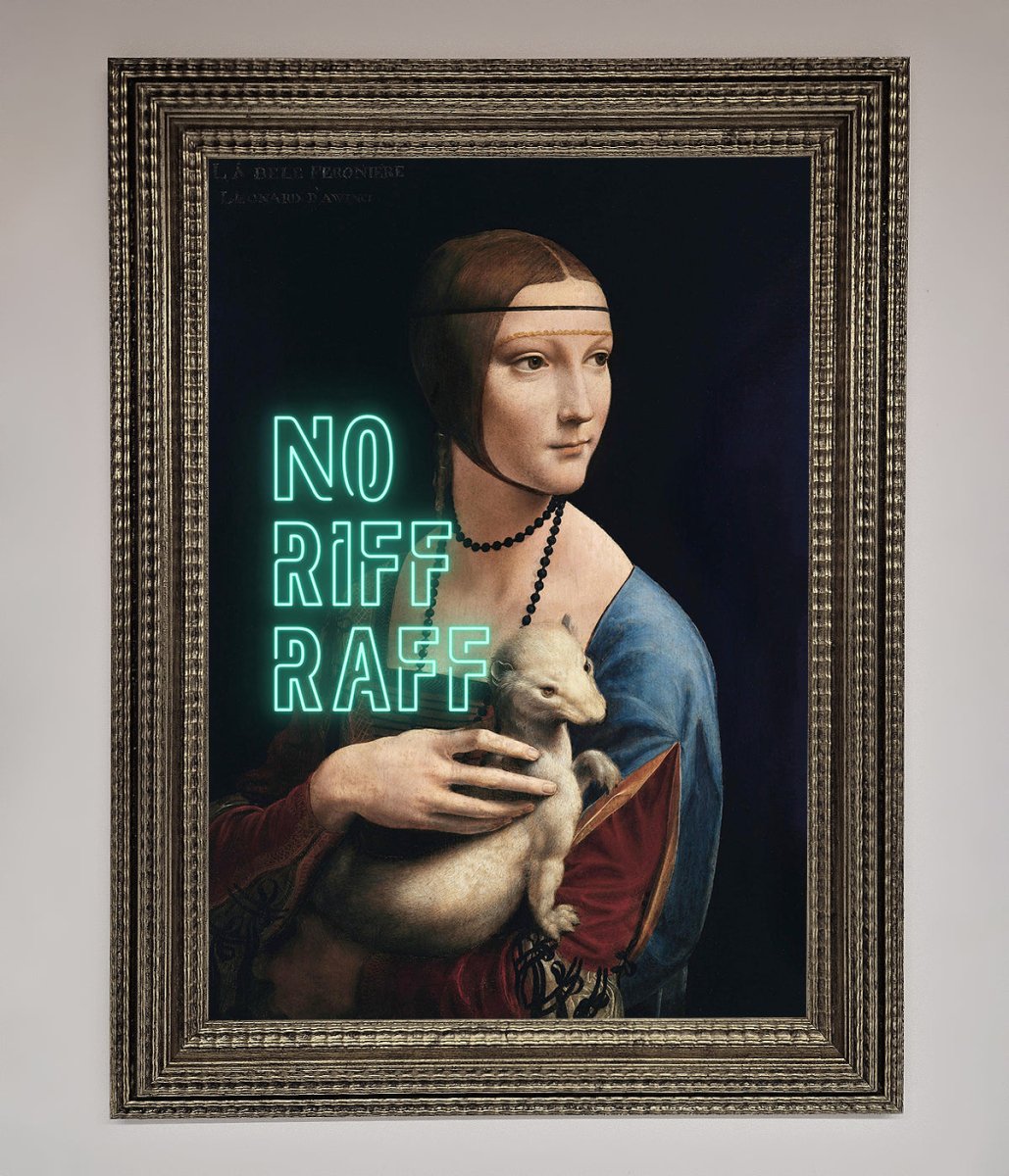 No Riff Raff Framed Print