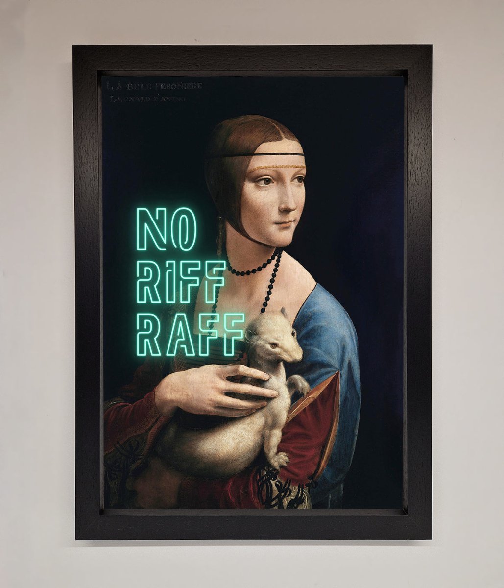No Riff Raff Framed Print