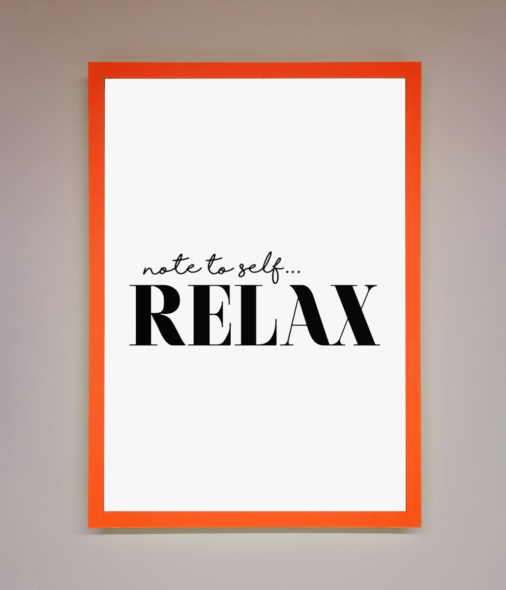 Not to Self Motivational quote Framed Wall Art