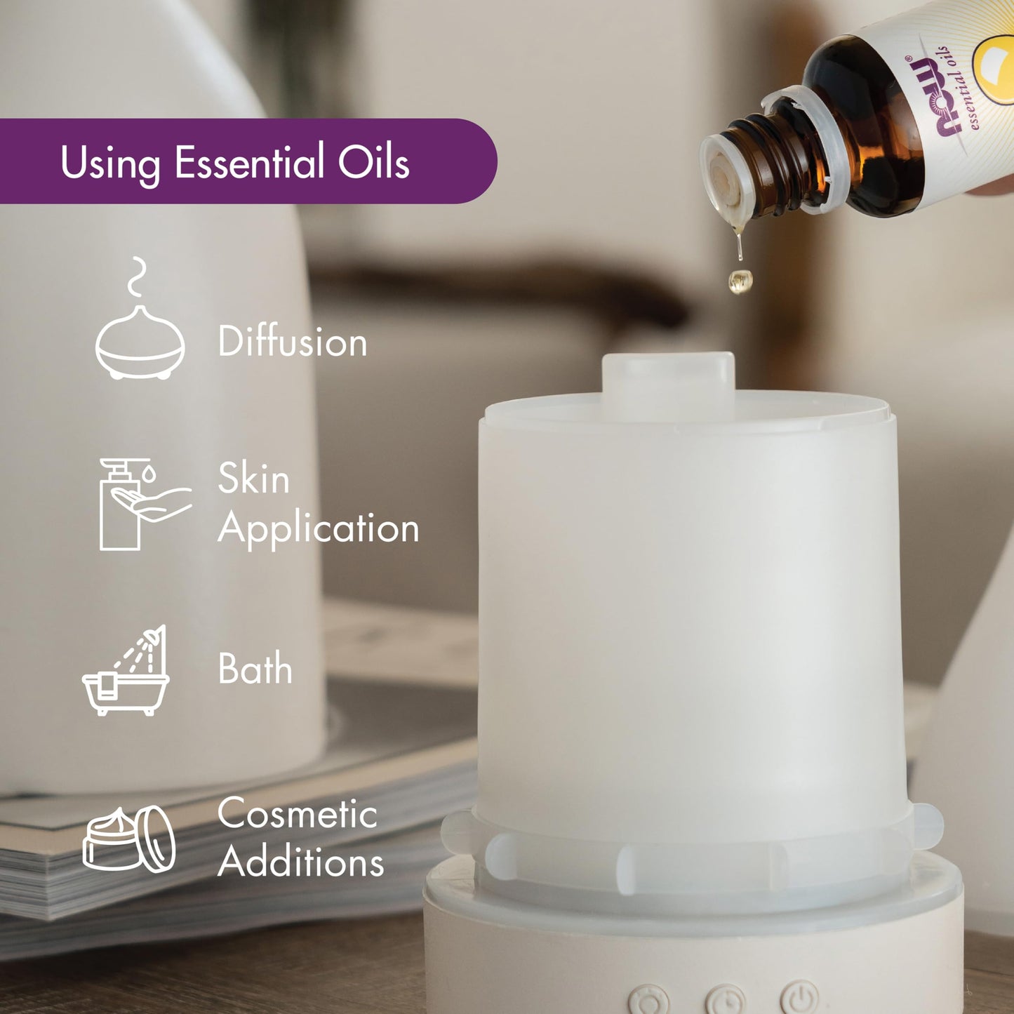NOW Essential Oils Eucalyptus Radiata Oil - 100% Pure, Steam Distilled, 1 oz