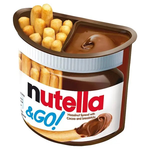 Nutella & Go! Hazelnut Chocolate Spread and Breadsticks Snack Pot 48g (Case of 12)